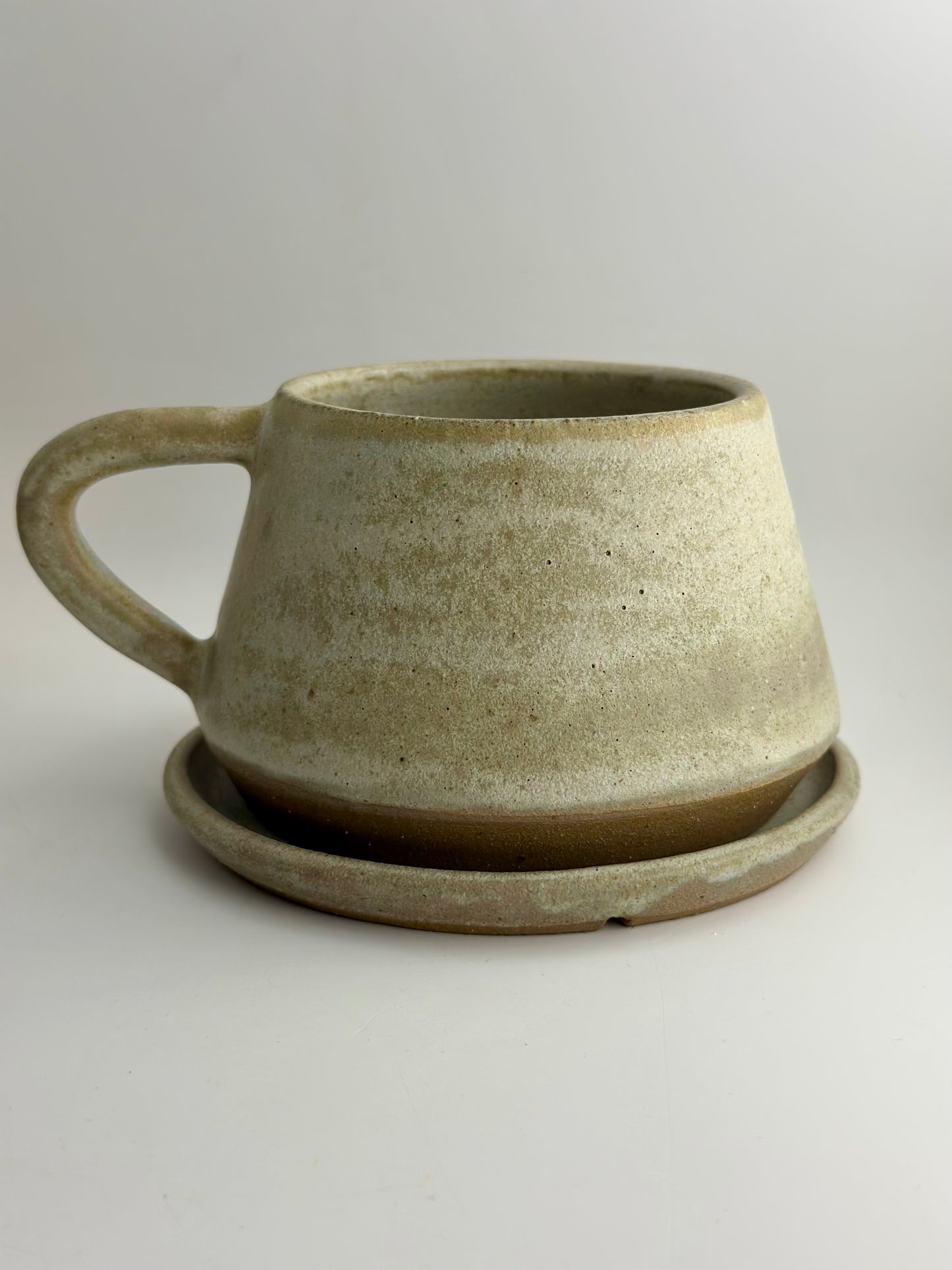Handmade Ceramic Cup & Saucer - Limited Release