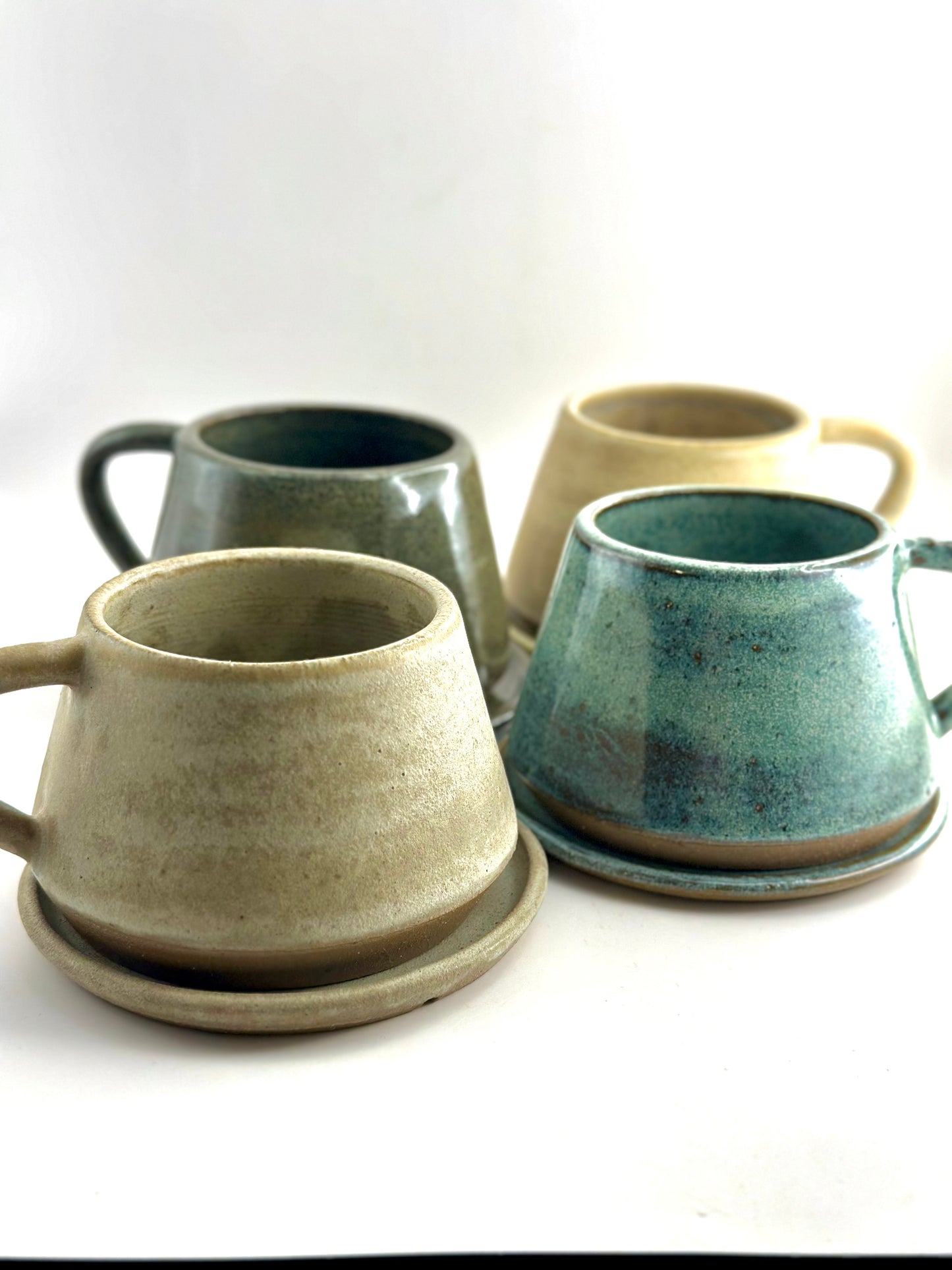 Handmade Ceramic Cup & Saucer - Limited Release