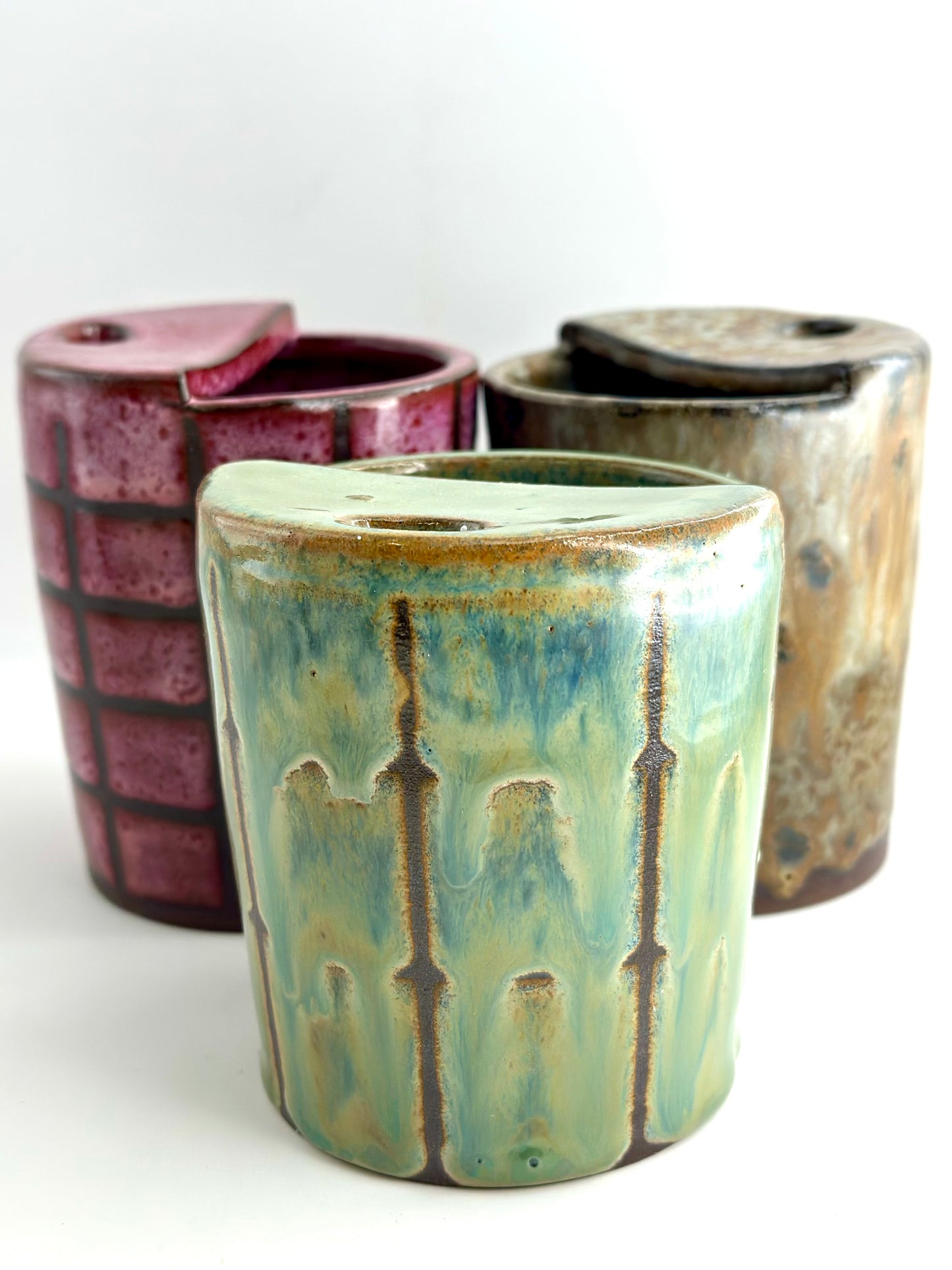 Signature Handmade Ceramic Travel Mug | Honeydew