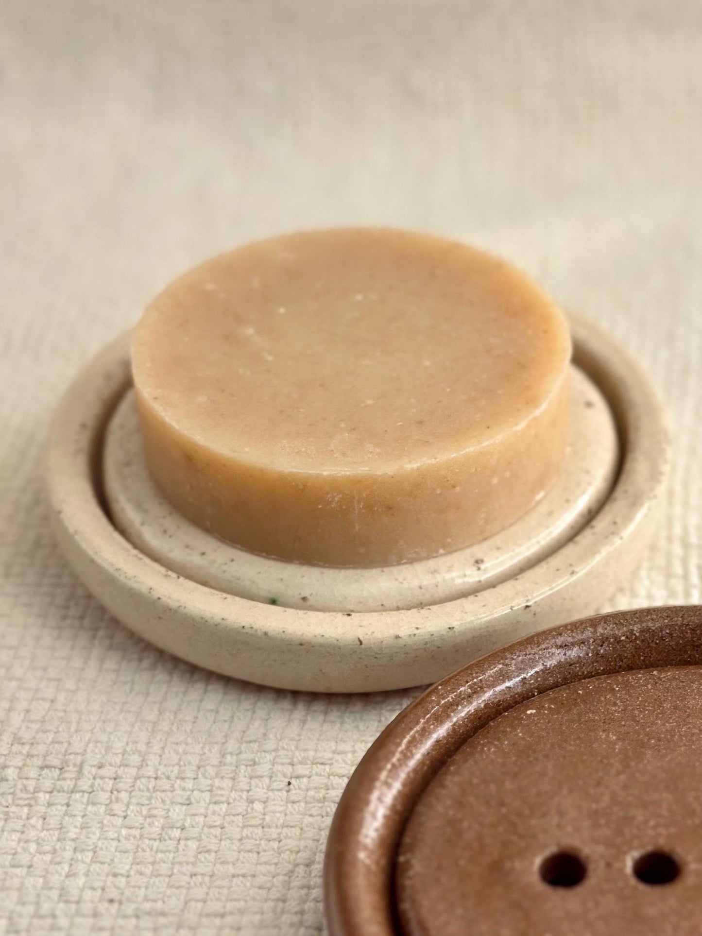 Handmade Ceramic Soap Dish | Iron or Speckled Clay