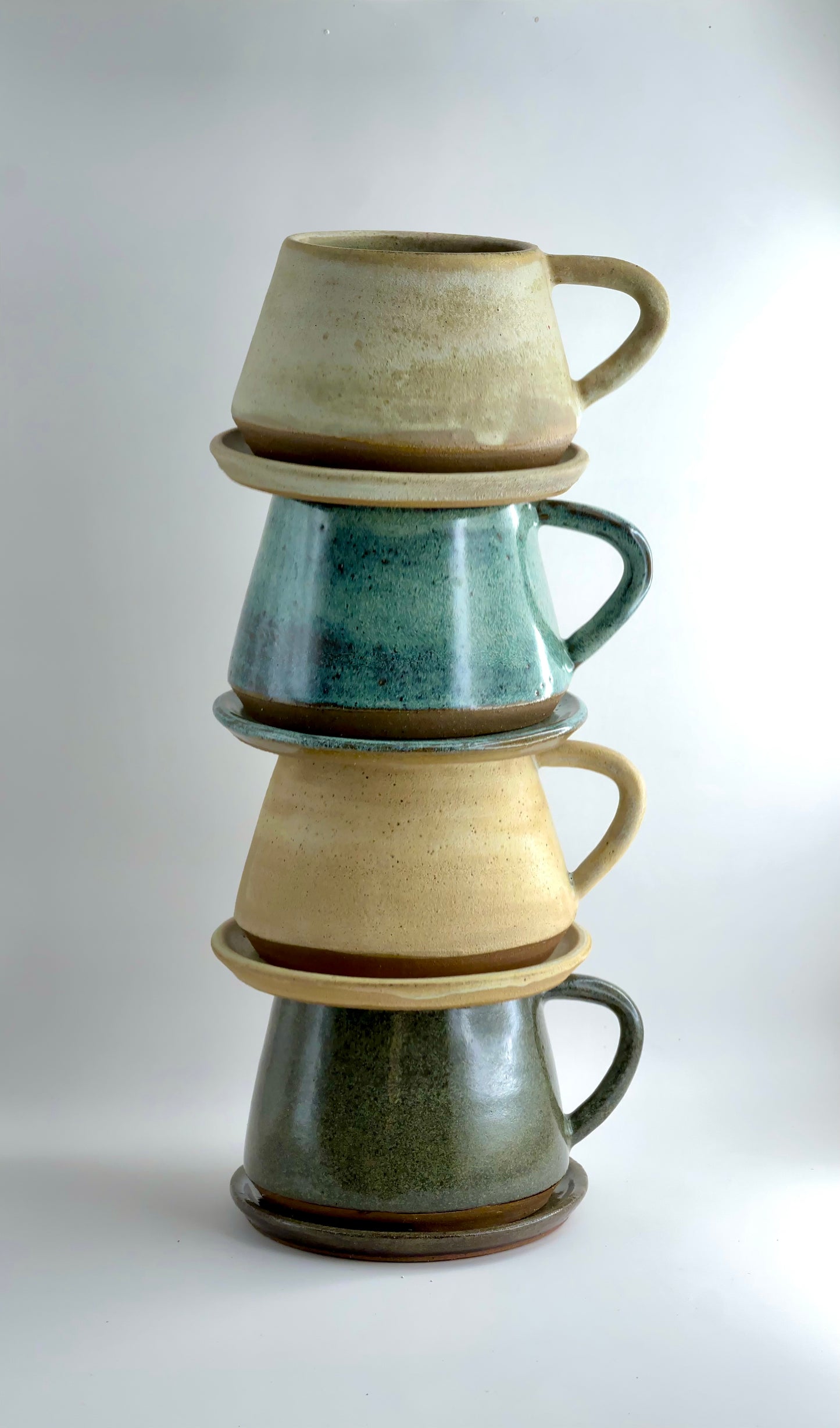 Handmade Ceramic Cup & Saucer - Limited Release
