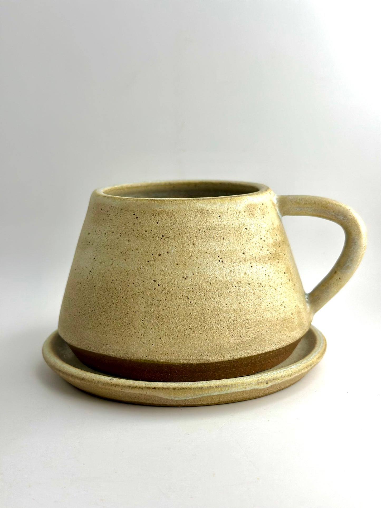 Handmade Ceramic Cup & Saucer - Limited Release