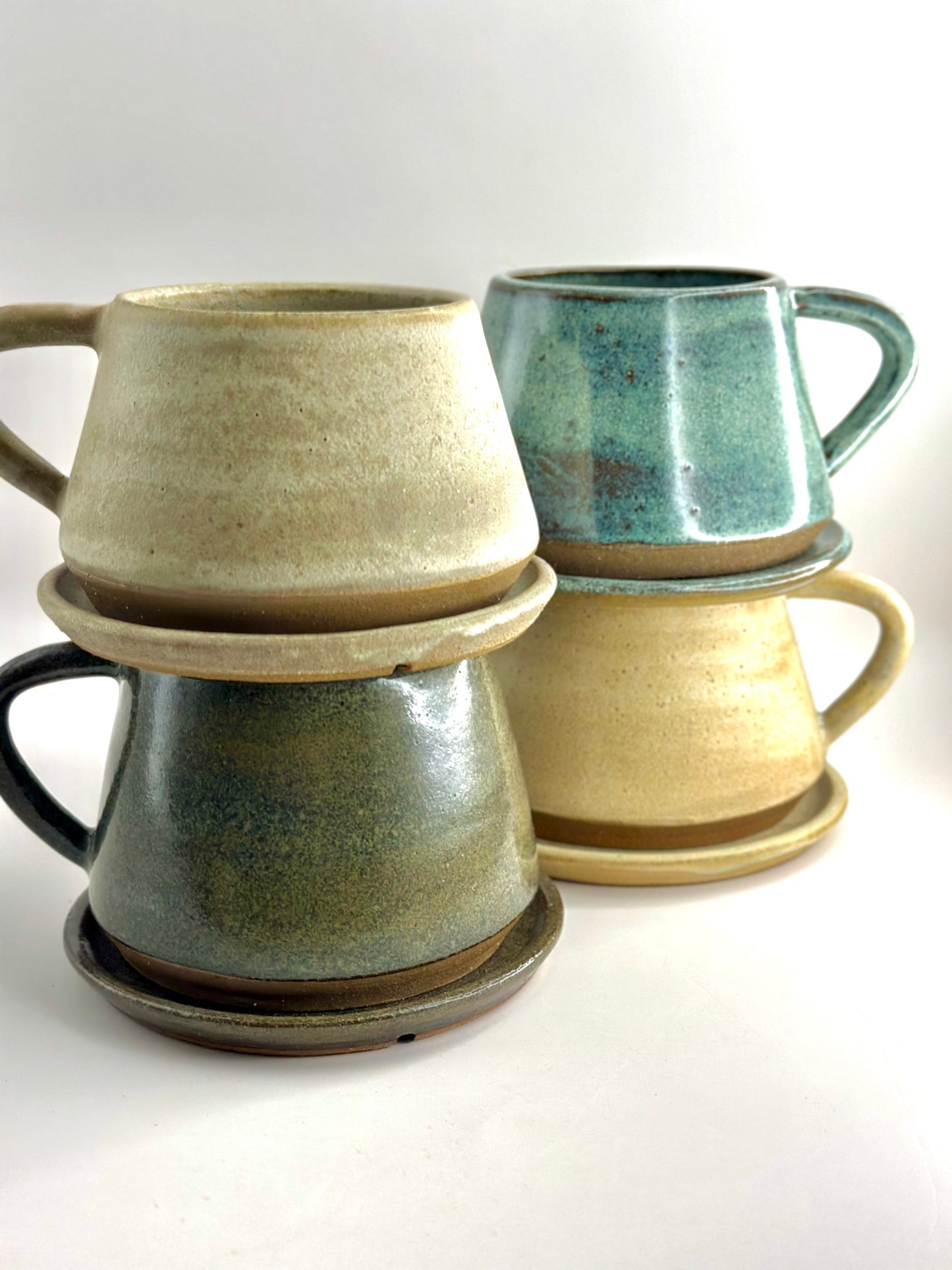 Handmade Ceramic Cup & Saucer - Limited Release