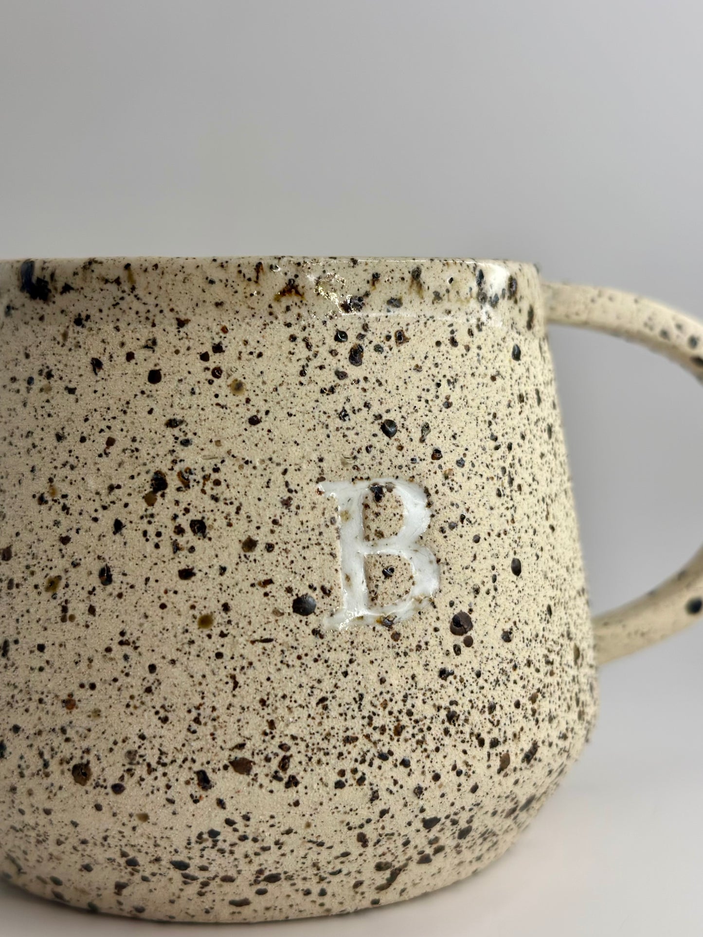 Personalised Initial Mug | Speckled Stoneware