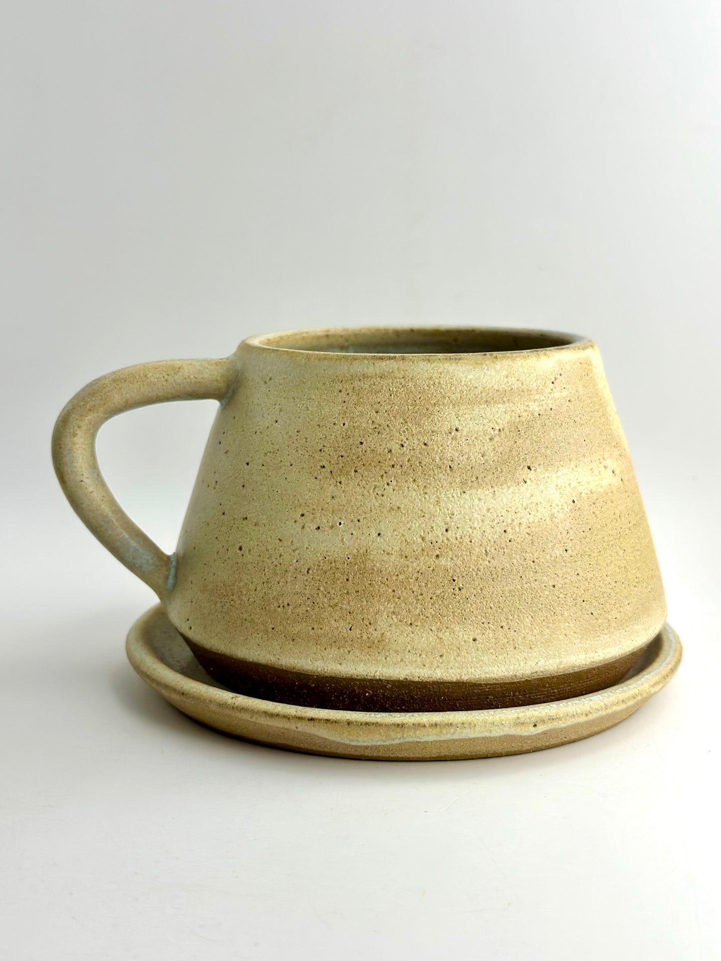 Handmade Ceramic Cup & Saucer - Limited Release