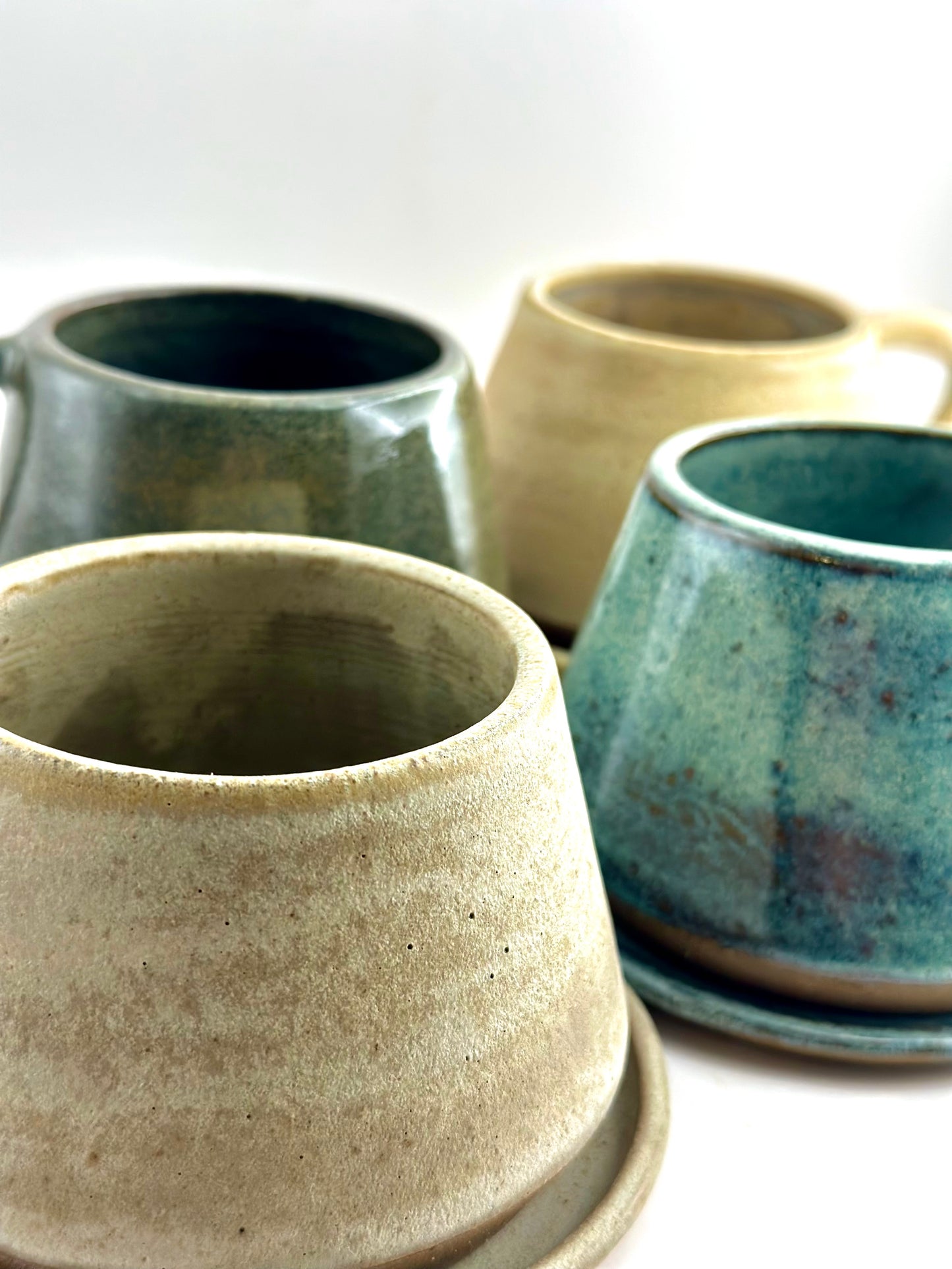 Handmade Ceramic Cup & Saucer - Limited Release