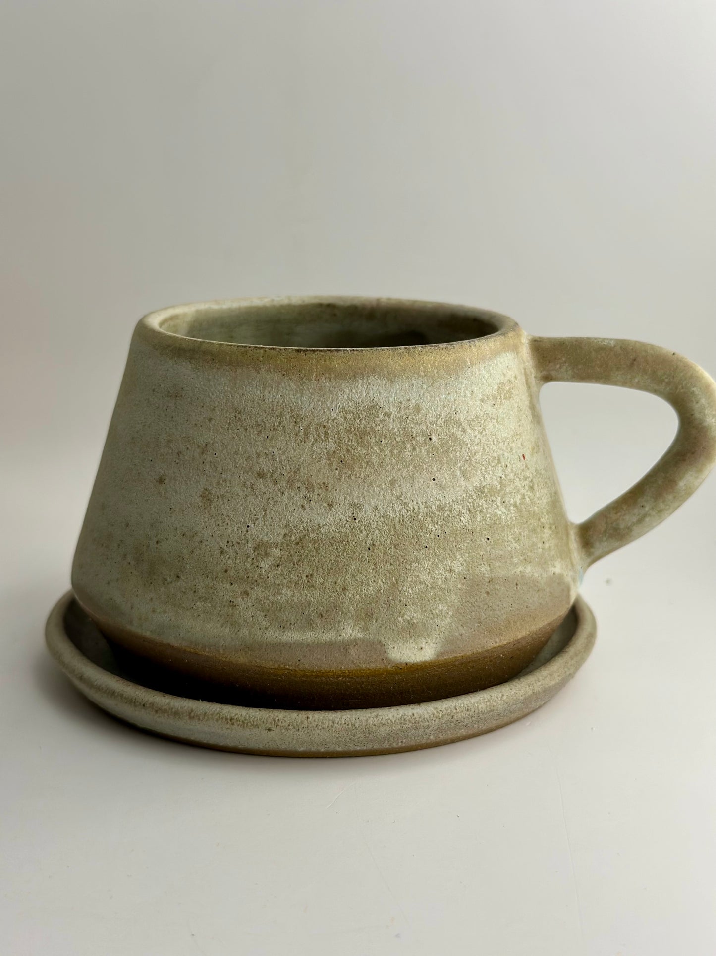 Handmade Ceramic Cup & Saucer - Limited Release