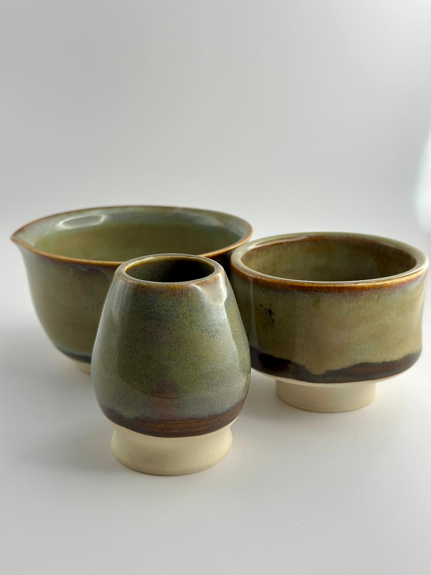 Signature Handmade Matcha Set | Turquoise and Iron