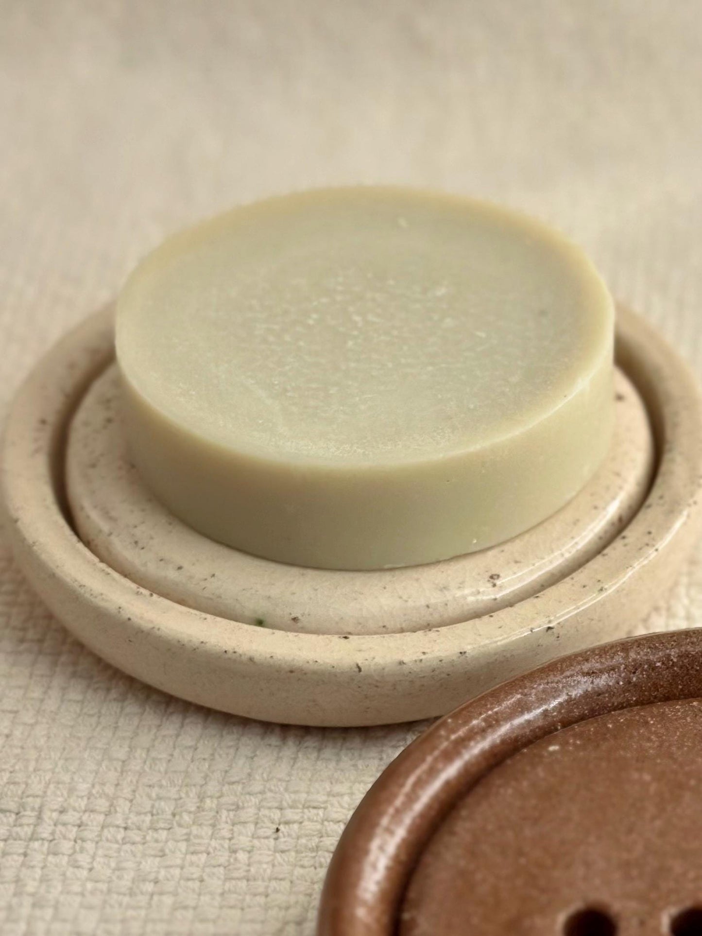 Handmade Ceramic Soap Dish | Iron or Speckled Clay